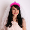 Bride To Be Fluffy Hen Party Tiara and Veil