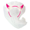 Fluffy Devil Horns with Veil