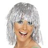 Silver Tinsel Wig