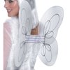 Fancy Dress Angel Wings with Silver Glitter