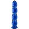 Lovehoney Sapphire Beaded Orgasmic Glass Dildo