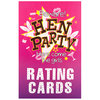 Large Hen Party Male Rating Cards