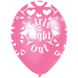 Girls Night Out Pink Balloons