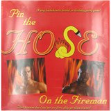 Pin the Hose on the Fireman Hen Party Game