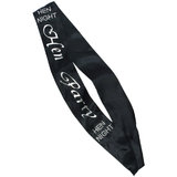 Hen Party Black Sash with Hen Night Diamante