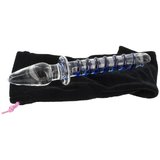 Love Labs Anal Twist Double Ender Glass Butt Plug