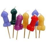 Mini Penis Cake Candles (7 Pack)