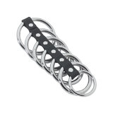 Spartacus Metal 7-Ring BDSM Gates of Hell Cock Harness