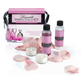 Lover's Choice Romantic Rose Petals and Massage Oil Kit