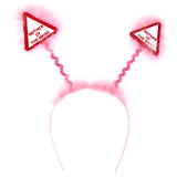 Warning Mother of the Bride Pink Fluffy Boppers