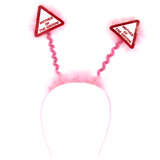 Warning Mother of the Groom Pink Fluffy Boppers