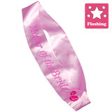 Flashing Mother of the Bride Sash