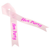 Hen Party Glass Ribbons (6 Pack)
