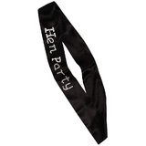 Diamante Hen Party Black Sash