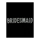 Iron On Bridesmaid Transfer with Diamante Rhinestones