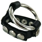 Spartacus English Cock Cage with Ball Divider