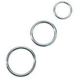 Spartacus Nickel Plated Cock Ring Set