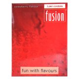Fusion Strawberry Condoms (3 Pack)