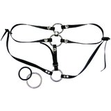 Manbound Tag Team Strap-On Harness with Dildo
