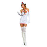 Music Legs Plus Size Nurse Costume Set