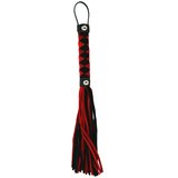 Bondage Boutique Luxury Two-Tone Suede Flogger Whip