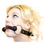 Bondage Boutique Xtreme Leather and Silicone Pony Play Bit Gag
