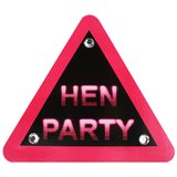 Diamante Hen Party Badge