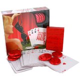 Chocolate Strip Poker Card Game and Poker Chips