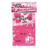 Ladies Night Hen Party Invitations