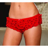 Dreamgirl Stretch Mesh Crotchless Ruffled Boy Short
