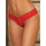 Dreamgirl Stretch Lace Crotchless Thong