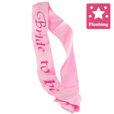 Flashing Bride To Be Hen Party Sash