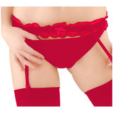 Classified Frilly Suspender Belt