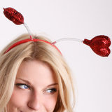 Glitter Heart Hen Party Boppers
