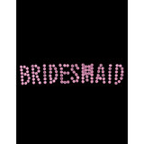 Iron On Bridesmaid Transfer with Diamante Rhinestones