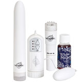 Doc Johnson White Nights Waterproof Vibrating Pleasure Kit