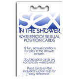 Sex in the Shower Waterproof Sexual Position Cards
