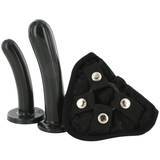 Tantus Bend Over Intermediate Vibrating Dildo and Harness Kit