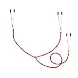 Spartacus Y Style Deluxe Beaded Nipple and Clit Clamps