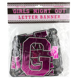 Girls Night Out Party Letter Banner