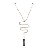 Spartacus Tweezer Tip Nipple Clamps with Vibrating Bullet