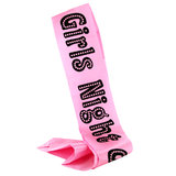 MissBehave Girls Night Out Pink Satin Sash
