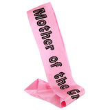 MissBehave Mother of the Groom Pink Satin Sash