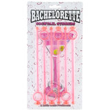 Hen Party Ring Tipped Cocktail Stirrers (6 Pack)