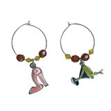 Cocktail Party Wine Glass Charms (4 Pack)