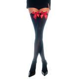 Leg Avenue Opaque Thigh High Stockings with Satin Bow
