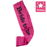 Ladies Night Flashing Bride to Be Sash