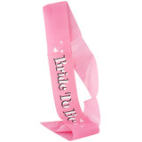 Pink Bride to Be Hen Party Sash