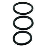 Cock and Ball Triple Rings Set Silicone