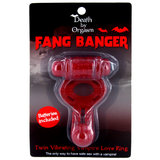 Death By Orgasm Fang Banger Vibrating Vampire Cock Ring